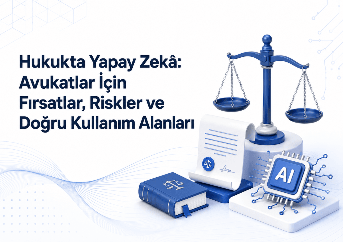 Hukukta Yapay Zeka: Avukatlar İçin Fırsatlar, Riskler ve Doğru Kullanım Alanları