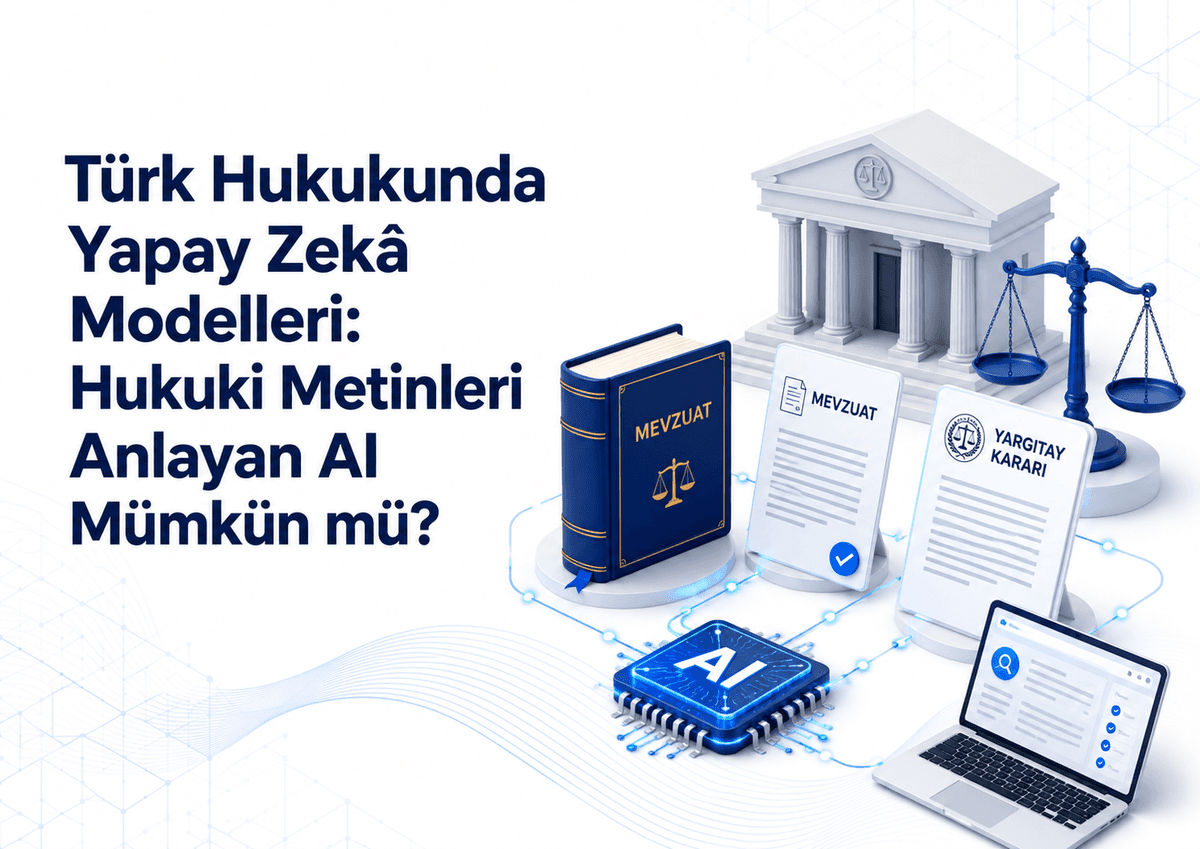 Türk Hukukunda Yapay Zeka Modelleri: Hukuki Metinleri Anlayan AI Mümkün mü?